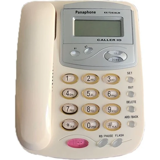 Panaphone KX-T2838LM Masaüstü Kablolu Ev Telefonu - Beyaz