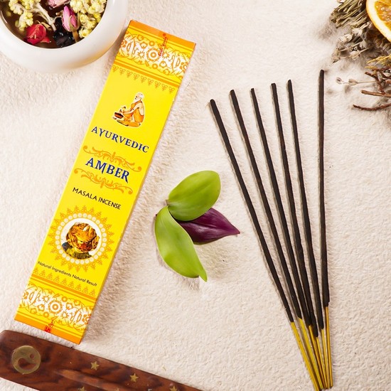 Ayurvedic Incense Ayurvedic Amber (Kehribar) Aromalı Masala Fiyatı