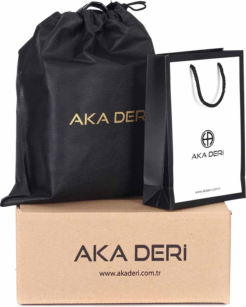 Aka Deri Siyah Omuzdan Askılı Çanta 330 2 görsel 5