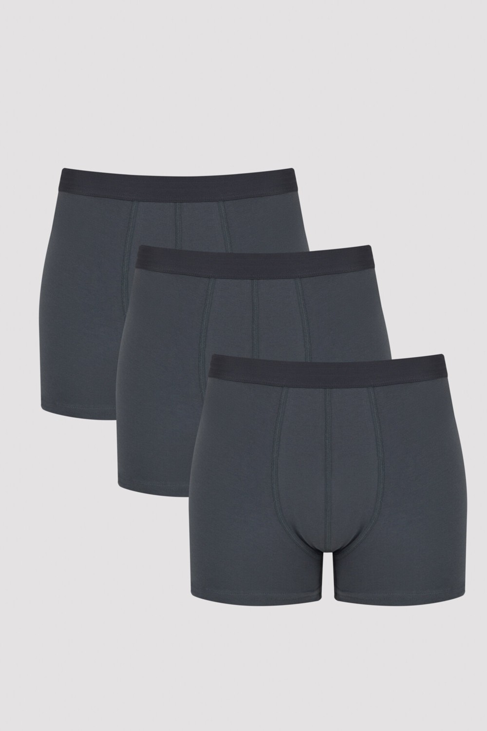 Penti Erkek Pamuklu Basic Black 3'lü Boxer görsel 6