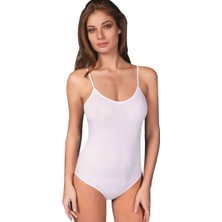 Berrak Ip Askılı Çıtçıtlı Body 2081 | Beyaz