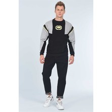 Ecko Unltd Sımon Oversıze Erkek Baskılı Bısıklet Yaka SweaTshirt