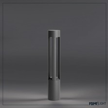 Fonelight Bahçe Çim Peyzaj Bollard 3000K LED Aydınlatma AKA060 75CM Antrasit