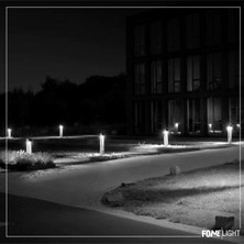 Fonelight Bahçe Çim Peyzaj Bollard 3000K LED Aydınlatma AKA060 75CM Antrasit