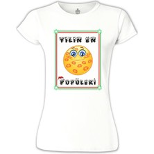 Lordd T-Shirt Lorddd T-Shirt T-Shirt Yılın En Popüleri Beyaz Bayan Tshirt
