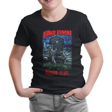 Lordd T-Shirt Lorddd T-Shirt T-Shirt Avenged Sevenfold - Buried Alive Siyah Çocuk Tshirt