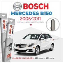 Bosch Mercedes B150 W245 Muz Silecek Takımı (2005-2011) Bosch Aeroeco