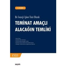 Bir Inançlı Işlem Türü Olarakteminat Amaçlı Alacağın Temliki - Ali Şafak