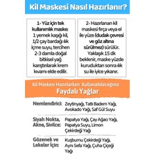 Salda Secret Beyaz Kil Doğal Yüz Maskesi 500 gr Toz - Kil Maskesi - Indian Healing Clay