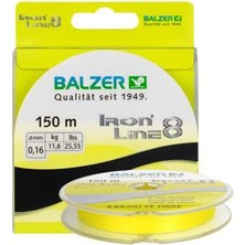 Fish Master Balzer Iron Line 8 Kat Sarı 150MT