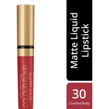 Max Factor Likit Mat Ruj - Color Elixir Matte Liquid Lipstick 030 Crushed Ruby