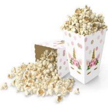 Parti Sürprizi Unicorn Mısır Kutusu 8 Adet