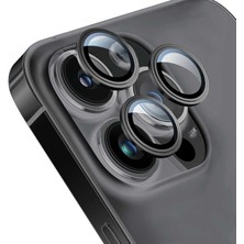 Nezih Case Apple iPhone 13 ​​​pro Max Uyumlu Wiwu Lens Guard Siyah