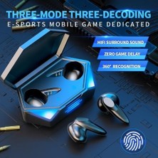 Torima Oyuncu Kulaklığı Kablosuz Kulakiçi Rgb Işıklı Çift Mikrofonlu 3 Modlu Bluetooth 5.2 TG-G20 Sarı