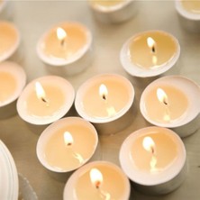 Hellove Kokusuz Küçük Renkli Mum 16 Lı Tealight Mum Dekoratif Mum