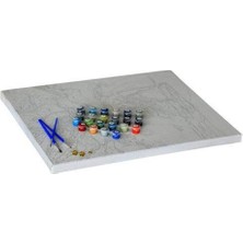 Womb Hobby Atıştırmalık Sayılarla Boyama Seti 40X50 cm Tuvale Gerili