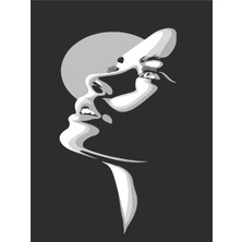 Womb Hobby Kontrast Sayılarla Boyama Seti 40X50 cm Tuvale Gerili