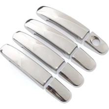 Alminox Oto Vw Polo 9n Krom Kapı Kolu 4 Kapı 8 Prç P.çelik 2001-2009 Arası