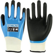 Starline E-151715 Koruyucu Nitril Eldiven No:9