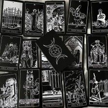 Planet Butik 78 Kartlı Regin Black & White Tarot