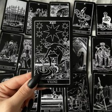 Planet Butik 78 Kartlı Regin Black & White Tarot