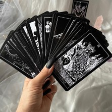 Planet Butik 78 Kartlı Regin Black & White Tarot