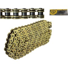 Motolinas Motosiklet Zincir 520 x 120 Oringli Sarı Renk  Sfr - NS200 RS200
