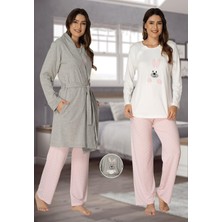 Effort Lohusa Pijama Sabahlık Takım Effort 3090