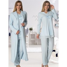 Effort Lohusa Pijama Sabahlık Takım Effort 4034