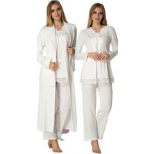 Effort Lohusa Pijama Sabahlık Takım Effort 4034