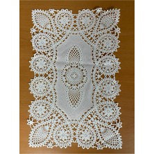 Özbalban Sehba Örtüsü  30 x 45 cm Diktörtgen Dantelli Plastik 12 Adet