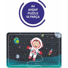 Lipyos Uzayda Yolculuk A4 54 Parça Puzzle, Oyuncak, Yapboz