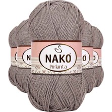 Nako 5 Adet Pırlanta Amigurumi El Örgü Ipi Yünü Vizon 2000