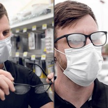 Belsa Antifog Gözlük Camı Buğu Buhar Önleyici Sihirli Mikrofiber Bez 400 Kullanım