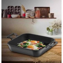 Eda Kare Döküm Sahan 24 cm ZK-975