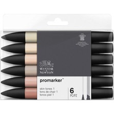 Winsor & Newton Winsor Newton Promarker 6'lı Skin Tones 1