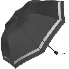 Degrade Umbrella Degrade DS8818 Siyah Dantelli Kadın Şemsiye