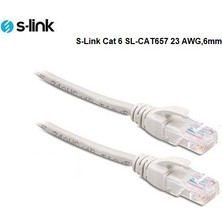 S-Link Cat 6 Ağ Kablosu SL-CAT657 23 Awg, 6mm
