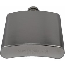 Çanta Yurdu Steel 7 Fl Oz 304 Paslanmaz Çelik 210 ml Içki Matarası 10X9