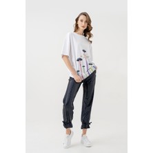 Newces Dijital Baskı Unisex Oversize Tshirt 1137