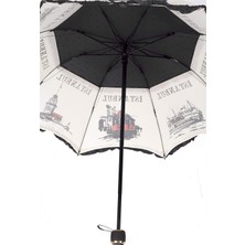 Degrade Umbrella Degrade DS8814 Istanbul Desenli Temalı Kadın Şemsiye