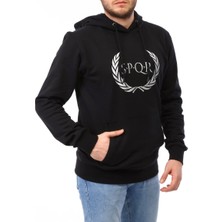 Raru Spqr Erkek Sweatshirt Tılya Siyah