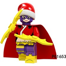 Simba 8 Parça Superhero Noel Sürümü Minifigure Panter Siyah Dul Monte Yapı Taşı Bebek Dekorasyon Oyuncak (Yurt Dışından)