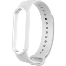 Prettyia Mi Band 5 Yedek Bileklik Silikon Bileklik Beyaz Beyaz (Yurt Dışından)