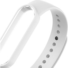 Prettyia Mi Band 5 Yedek Bileklik Silikon Bileklik Beyaz Beyaz (Yurt Dışından)