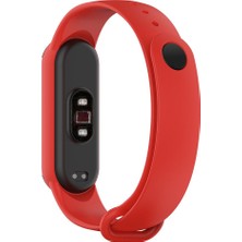 Prettyia Mi Band 5 Yedek Bilezik Silikon Bileklik Kırmızı (Yurt Dışından)