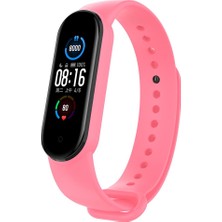 Prettyia Mi Band 5 Için Yedek Kayışlar - Pembe (Yurt Dışından)