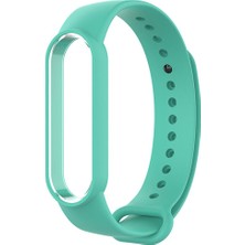 Prettyia Mi Band 5 Yedek Bilezik Için Silikon Bileklik Teal Yeşil (Yurt Dışından)