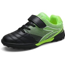 KIN Düz Siyah Yeşil Futbol Ayakkabı Tırnak Ayakkabı Spor Ayakkabı Eğitim Ayakkabı Erkek Ayakkabı (Yurt Dışından)