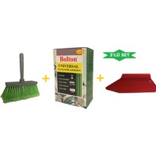 Bolton 3'lü Set 250gr. Duvar Kağıdı Yapıştırıcısı Tutkalı(Tutkal+Spatula+Fırça)